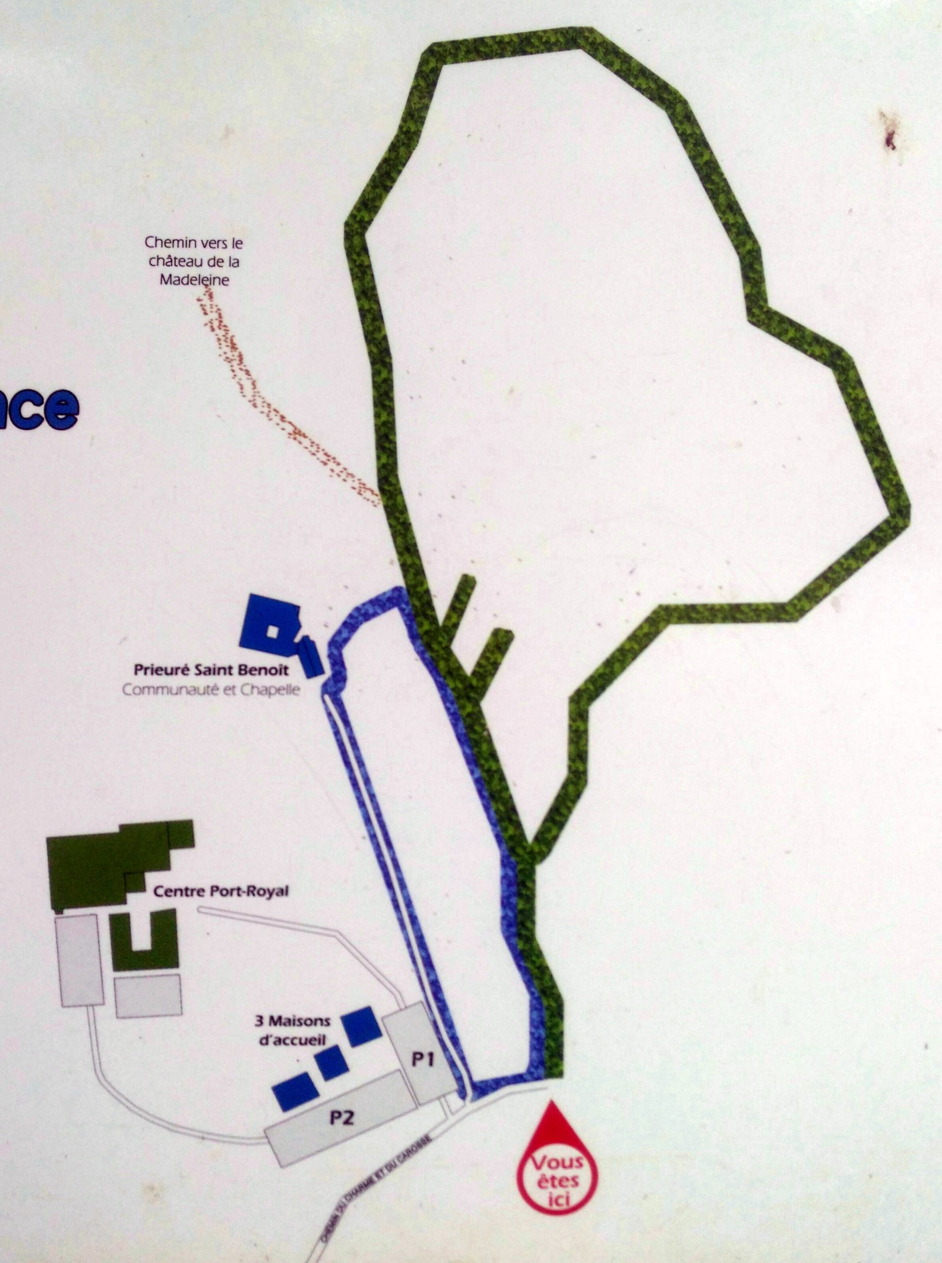 Sentiers du prieuré Prieuré Saint Benoît